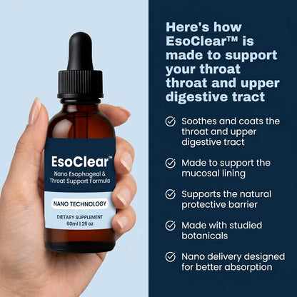 EsoClear Nano Esophageal & Throat Support Formula