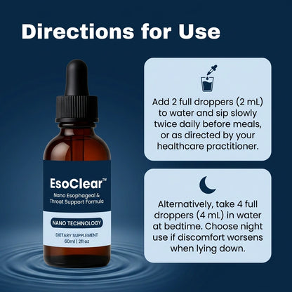 EsoClear Nano Esophageal & Throat Support Formula