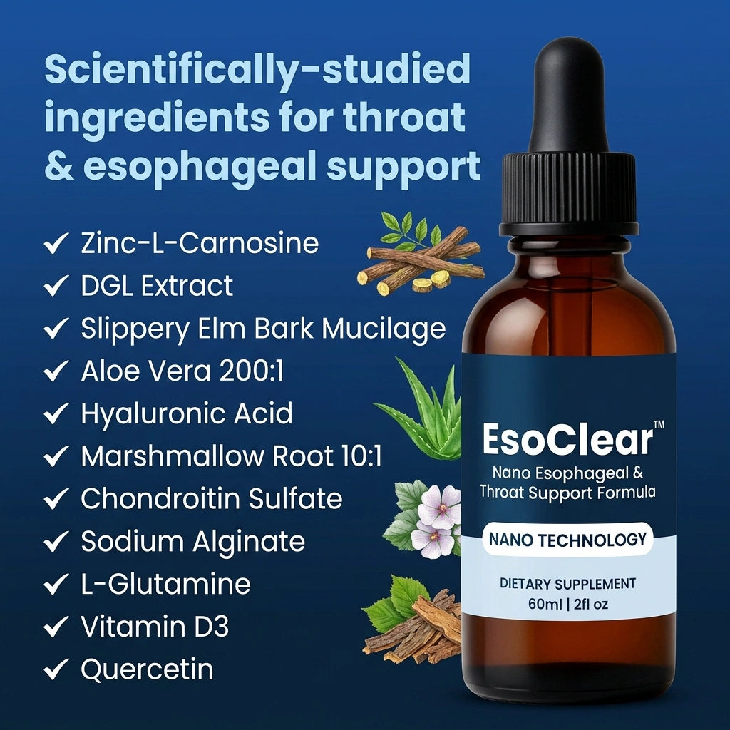 EsoClear Nano Esophageal & Throat Support Formula