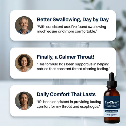 EsoClear Nano Esophageal & Throat Support Formula